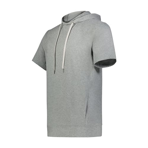 Holloway Ventura Soft Knit Short Sleeve Hoodie - Athletic Sweatshirt for Men Training Gym Casual Wear