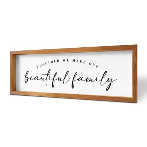 Inspirational Family Sign Positive Quotes Rustic Country Home Decor Home Office Bedroom Kitchen Bathroom Hallway Decorat