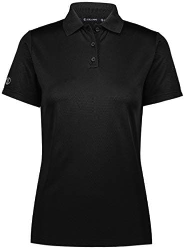 Holloway Ladies Prism Polo 2Xl Black - Sweat Wicking Polo Shirt for Outdoor Activities | Moisture Management | Comfortab
