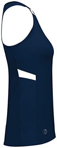 Holloway Ladies Pr Max Compression Jersey 2Xl Navy/White + Core keywords: sports compression shirt + Attributes: moistur