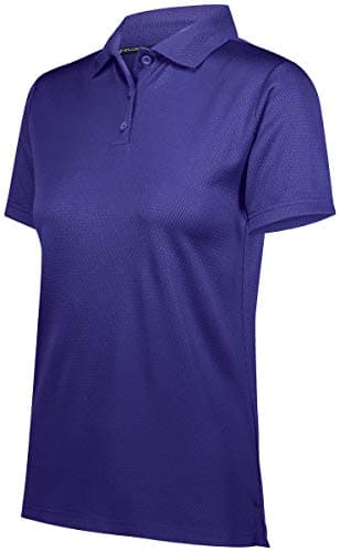 Holloway Ladies Prism Polo 2Xl Purple Lightweight Breathable Stretchable Office Workwear Heat Reflective Polypolo