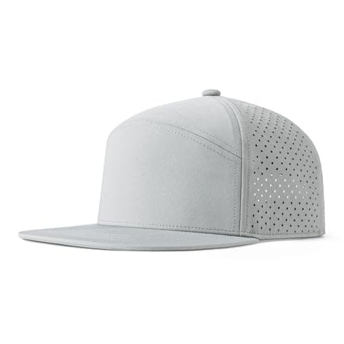 FEINION Men's Adjustable Performance Laser Perforated Baseball Cap for Summer Sports