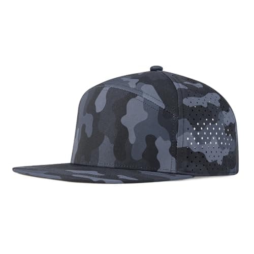 FEINION Men's Adjustable Performance Laser Perforated Baseball Cap for Summer Sports
