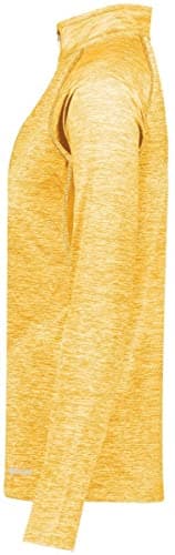 Holloway Sportswear Womens Electrify Coolcore® 1/2 Zip Pullover - Gold Heather | Fast Drying | Breathable | Ideal for Ru