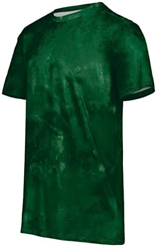 Holloway Men's Stock Cotton-Touch Poly Tee + Comfort + Outdoor + Lightweight + Stretchy + Medium Size + 100% Polyester +