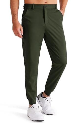 Libin Men's 4-Way Stretch Golf Joggers with Pockets Global Recycled Standard  
Libin Men's Slim Fit Sweatpants for Work