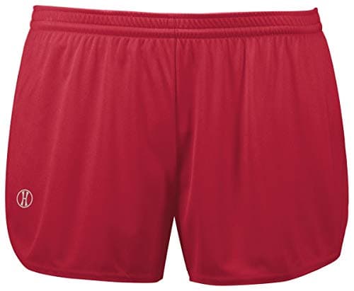Holloway Sportswear PR Max Track Shorts for Women Scarlet Running Shorts for Summer Sports Activities Quick Dry Breathab