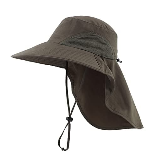 High UPF50+ Sun Protection Outdoor Fishing Hat with Wide Brim and Neckerchief for Men and Women
| Ultimate Outdoor UPF5