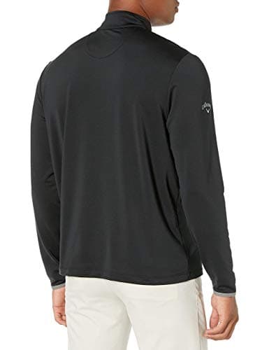 Callaway Men's Weather Series 1/4 Zip Mock Neck Pullover | Men's Performance Apparel | Extended Sizes | Durable Moisture