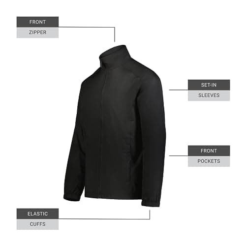 Holloway Men's Full-Zip Jacket +Insulation+Outdoor Adventurer+Winter Hiking+Temperature Regulation+Polar Fleece+Men's Fu
