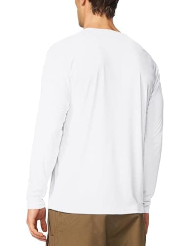 Men's UPF 50+ Quick Dry Long Sleeve Tee Shirt for UV Sun Protection Swimming Running Workout
| Men's UPF 50+ UV Sun Pro