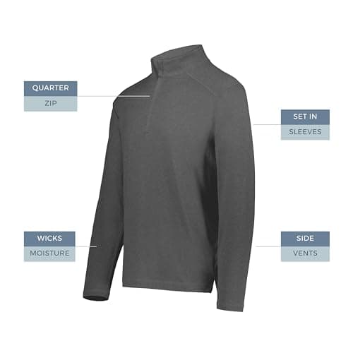 Holloway Men's Ventura 1/4 Zip Pullover Hybrid FleeceMen's Outdoors Gear
| Holloway Men's Ventura 1/4 Zip Pullover Tech