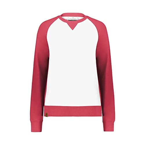 Holloway Women's All-American Fleece Crew + Warm + Active Ladies + Workout Gym + Quick Dry + Medium Stretch + 8.5 oz