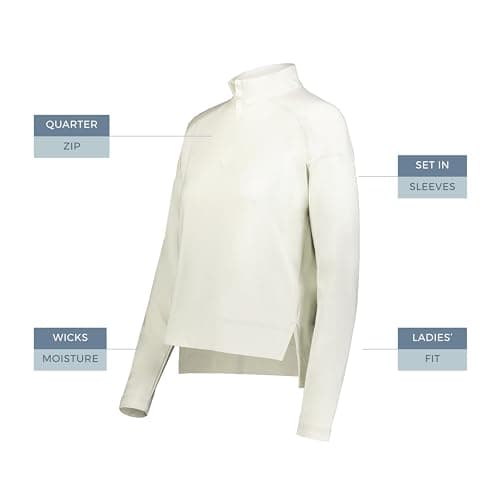 Holloway Women's Ladies Ventura 1/4 Zip Pullover Athletic Performance Fleece Jacket
| Holloway Women's Ladies Ventura 1