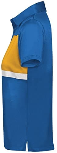 Holloway Sportswear Women's Prism Bold Polo XL Royal/Gold Lightweight Breathable Polo for Women's Outdoor Sports and Fit