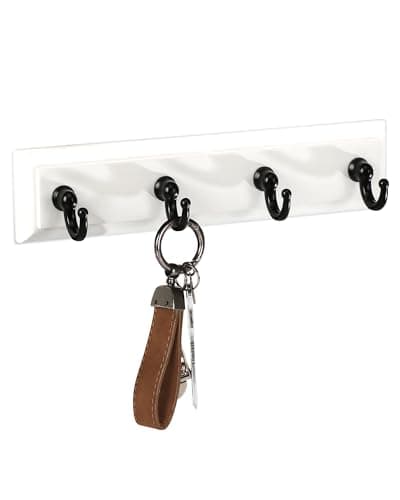 CypherX Decorative Key Holder Wall Mount - Farmhouse Wood Organizer for Entryway
| CypherX Wall Mount Key and Mail Hold