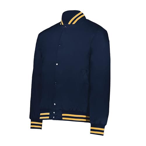 Holloway Heritage Jacket Navy/Light Gold/White - Men's Winter Warmth XL
Holloway Heritage Jacket Navy/Light Gold/White -