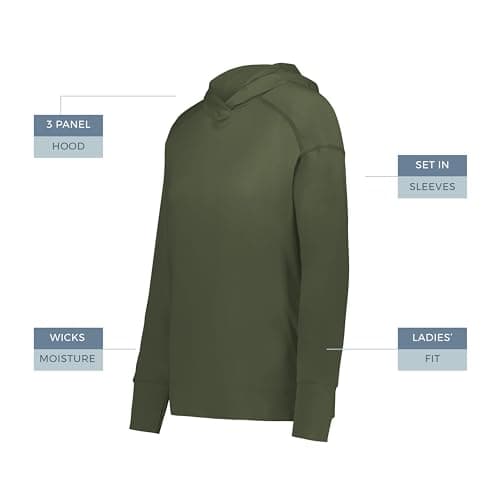 Holloway Women's Soft Knit Hoodie for Ladies | Warm and Stylish Outdoor Wear | Stretchable Fleece, Perfect for Cold Wea