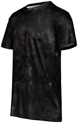 Holloway Men's Stock Cotton-Touch Poly Tee + Comfort + Outdoor + Lightweight + Stretchy + Medium Size + 100% Polyester +