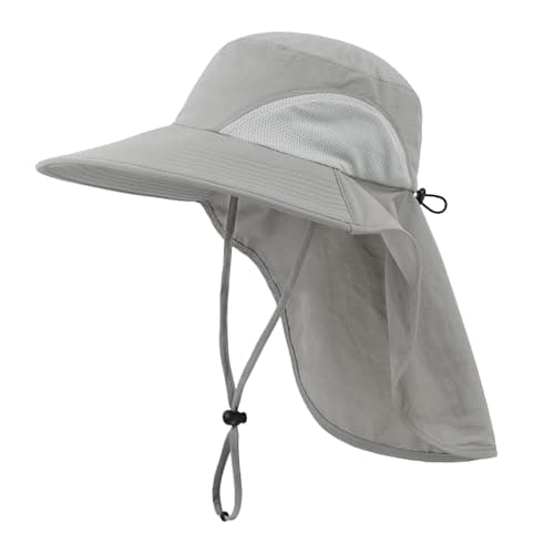 High UPF50+ Sun Protection Outdoor Fishing Hat with Wide Brim and Neckerchief for Men and Women
| Ultimate Outdoor UPF5