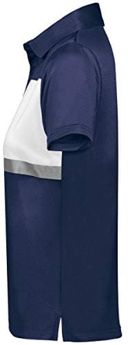 Holloway Ladies Prism Bold Polo 2Xl Navy/White - Stretchable Fabric, UV Protection, Versatile Style for Outdoor Activiti