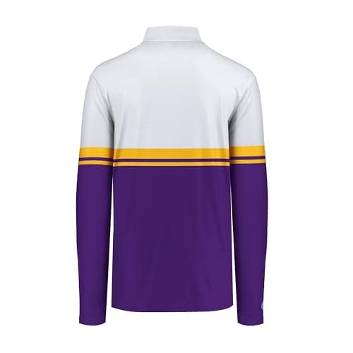 Holloway Men's NCAA Cotton-Touch™ Poly Quarter-Zip Pullover - Comfortable Collegiate Apparel for Men - Sporty Style for