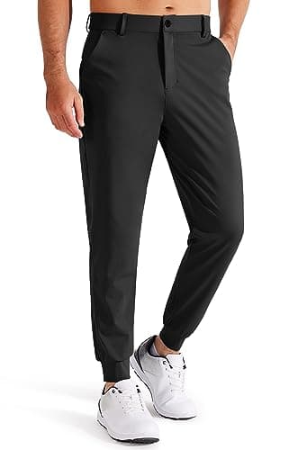 Libin Men's 4-Way Stretch Golf Joggers with Pockets Global Recycled Standard  
Libin Men's Slim Fit Sweatpants for Work