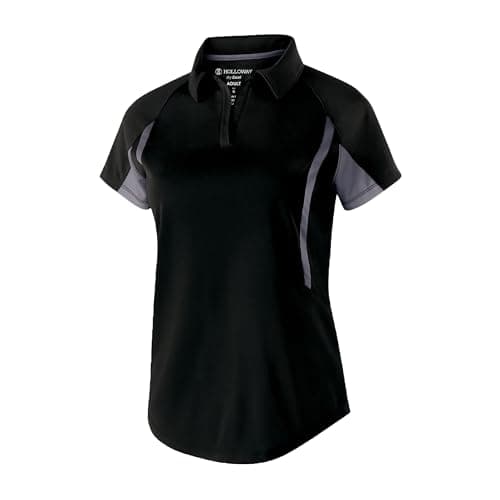 Holloway Women's Avenger Polo Cold Weather Protection Active Outdoor Men's Women's Lightweight Breathable Sweat-wicking