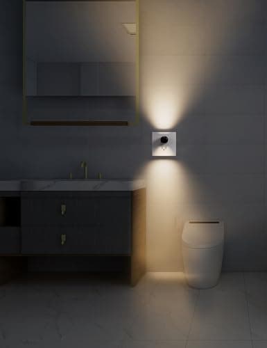 Best 6 Pack LED Night Lights with Dusk to Dawn Sensor for Kids' Bedroom and Bathroom, Non-Dimmable, 3000K Soft White  
V