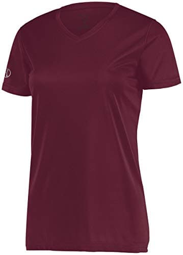 Holloway Ladies Momentum Tee 2XL Maroon: Premium Fleece Technology for Active Women, Ultimate Comfort for Cold Weather R
