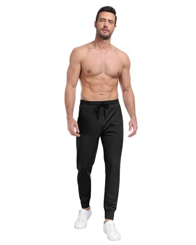 ParisDiary Men's 3 Pack Zipper Sweatpants for Workout and Gym
| ParisDiary Zipper Pockets Track Joggers Pants Suitable