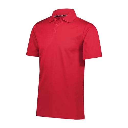 Holloway Men's Prism Polo + Technical Fabric + Active Men + Outdoor Activities + Quick Dry + Medium Fit + 100% Polyester