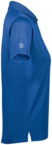 Holloway Sportswear Women's Prism Polo Shirt XS Royal: Ultra Moisture Wicking, Breathable Fabric for Fitness Enthusiasts