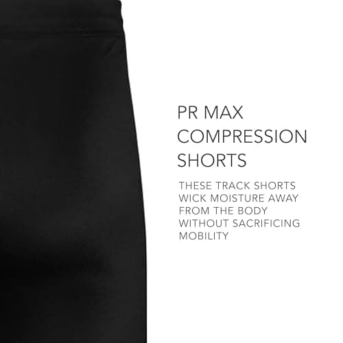Holloway Men's Pr Max Compression Shorts for Running Comfort and Support High-tech Fabric Perfect for Marathon Runners S