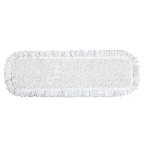 Quick Shine Clean Dust Pad | Thick White Microfiber Pad Ideal for Dry Dusting and Floor Cleaning | Reusable, Washable &