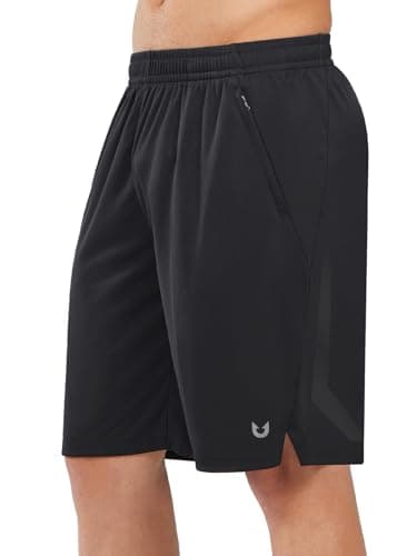 NORTHYARD Men's Athletic Quick Dry Lightweight Basketball Shorts with Zipper Pockets for Running and Gym
| NORTHYARD Me