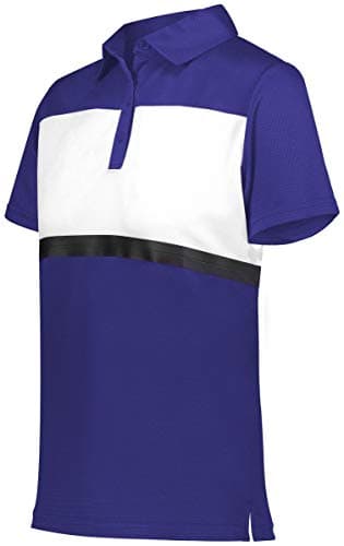 Holloway Ladies Prism Bold Polo 2Xl Purple/White - Technical Performance Polo Shirt for Outdoor Activities