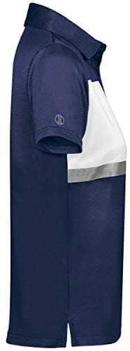Holloway Ladies Prism Bold Polo 2Xl Navy/White - Stretchable Fabric, UV Protection, Versatile Style for Outdoor Activiti