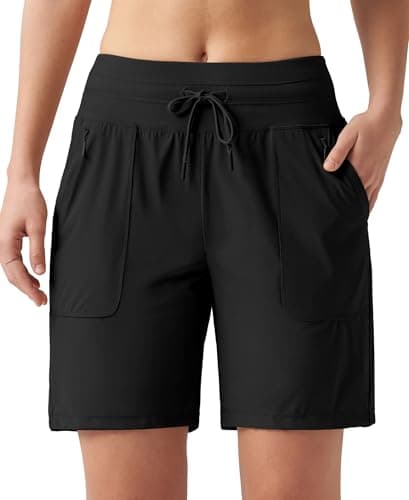 Willit Women's Quick Dry Golf Shorts for Hiking and Casual Outdoor Use - Lightweight UPF50+ Global Recycled Standard
|