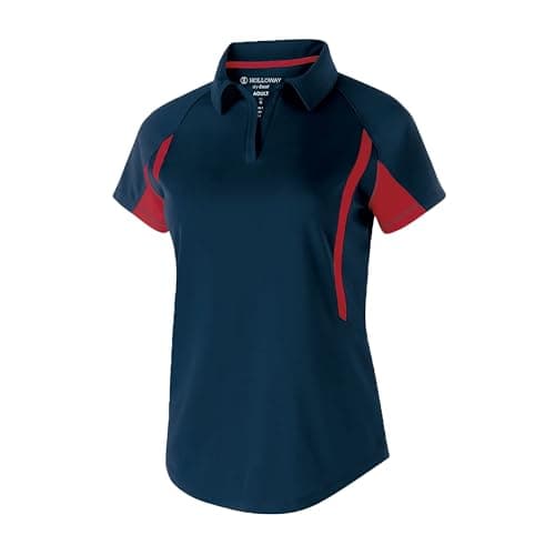 Holloway Women's Avenger Polo Cold Weather Protection Active Outdoor Men's Women's Lightweight Breathable Sweat-wicking