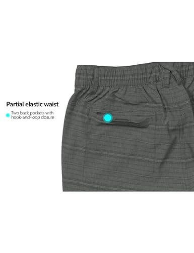 Little Donkey Andy Men’s UPF 50 Stretch Bermuda Shorts for Casual Golf