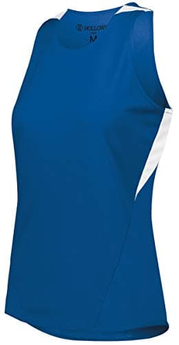 Holloway Ladies Pr Max Track Jersey 2Xl Royal/White + Core Warmth + Running Enthusiasts + Outdoor Races + Quick Dry Tech