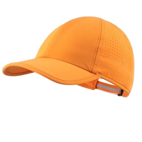 UPF50 Reflective Water Repellent Quick Dry Sun Hat for Men and Women Outdoor Sports Baseball Cap Golf Running