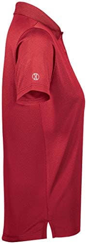 Holloway Ladies Prism Polo 2Xl Scarlet - Lightweight Moisture Wicking Polyester Polo for Women's Outdoor Activities
