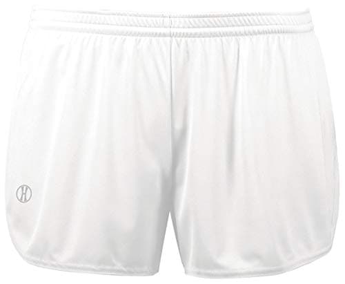 Holloway Sportswear Women's PR Max Track Shorts:XL White | Lightweight, Breathable Running Shorts for Women XL White