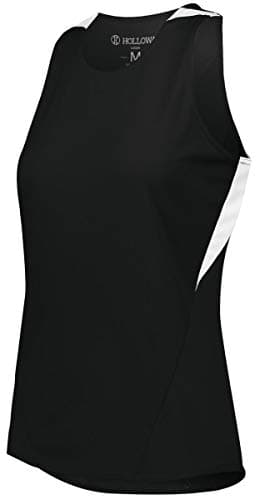 Holloway Ladies Pr Max Track Jersey 2Xl Black/White for Running Outdoor Sports Fitness Black/White Features Lightweight