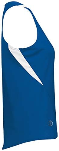 Holloway Ladies Pr Max Track Jersey 2Xl Royal/White + Core Warmth + Running Enthusiasts + Outdoor Races + Quick Dry Tech