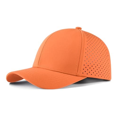 VOBOOM Men Quick Dry Baseball Cap for Summer Sports Laser Cut Mesh Curved Brim Snapback Hat