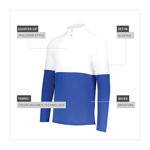 Holloway Men's Momentum Team 1/4 Zip Pullover for Outdoor Active Men
| Holloway Men's Momentum Team 1/4 Zip Pullover wi