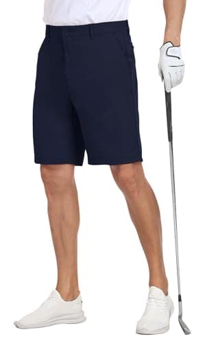 MoFiz Men's Lightweight Hiking Shorts Slim Stretch Golf Shorts Active Waistband